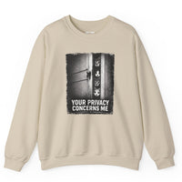 Load image into Gallery viewer, Your Privacy Concerns Me - Funny Cat Sweatshirt