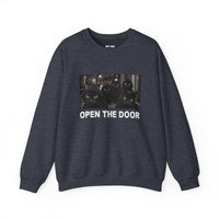 Load image into Gallery viewer, Cat Gang, Open The Door - Black Cats Sweatshirt