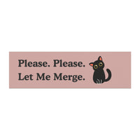 Load image into Gallery viewer, Please Please Let Me Merge - Car Magnet