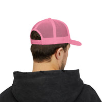 Load image into Gallery viewer, Snapback Trucker Cap - Lucky To Be Owned By A Black Cat
