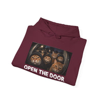 Load image into Gallery viewer, Open The Door- Orange Cat Gang Edition Hoodie