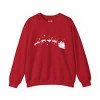 Load image into Gallery viewer, Santa's Cat Sleigh – Funny Christmas Cat Sweatshirt