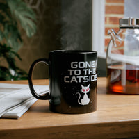 Load image into Gallery viewer, Gone To The Catside - Black 11oz and 15oz Mug