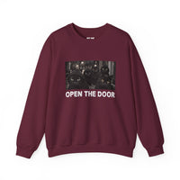 Load image into Gallery viewer, Cat Gang, Open The Door - Black Cats Sweatshirt