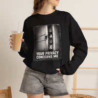 Load image into Gallery viewer, Your Privacy Concerns Me - Funny Cat Sweatshirt