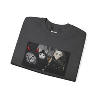 Load image into Gallery viewer, Don’t Ghost Us – Funny Halloween Cat Sweatshirt