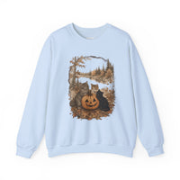 Load image into Gallery viewer, Cats &amp; Pumpkins Cozy Fall Sweatshirt