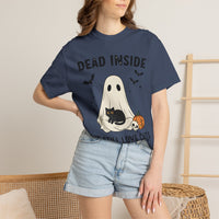 Load image into Gallery viewer, Dead Inside But Still Love Cats Halloween Cat T-Shirt