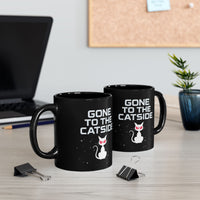 Load image into Gallery viewer, Gone To The Catside - Black 11oz and 15oz Mug