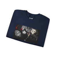 Load image into Gallery viewer, Don’t Ghost Us – Funny Halloween Cat Sweatshirt
