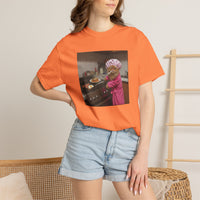 Load image into Gallery viewer, Orange Cat Cooking Breakfast