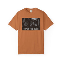 Load image into Gallery viewer, Cat Gang, Open The Door - Summer BBQ Edition T-Shirt
