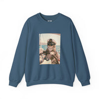 Load image into Gallery viewer, Captain Cat – Funny Sailing Cat Sweatshirt