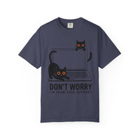 Load image into Gallery viewer, Don't Worry I'm From Tech Support Funny Cat T-Shirt