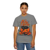 Load image into Gallery viewer, If I Fits I Sits Pumpkin Cat Halloween T-Shirt