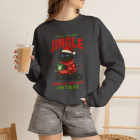 Load image into Gallery viewer, Jingle Some of the Way – Funny Christmas Cat Sweatshirt