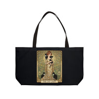 Load image into Gallery viewer, Cat Lady Tarot Card, Weekender Tote Bag