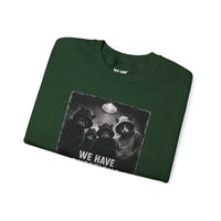 Load image into Gallery viewer, "We Have Questions" Cat Gang Sweatshirt Edition
