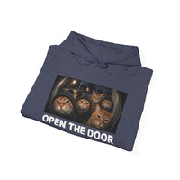 Load image into Gallery viewer, Open The Door- Orange Cat Gang Edition Hoodie