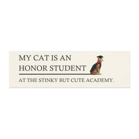 Load image into Gallery viewer, My Cat is an Honor Student - Car Magnet