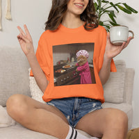 Load image into Gallery viewer, Orange Cat Cooking Breakfast