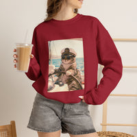 Load image into Gallery viewer, Captain Cat – Funny Sailing Cat Sweatshirt