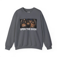Load image into Gallery viewer, Open The Door – Orange Cat Gang Sweatshirt