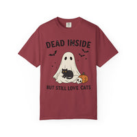 Load image into Gallery viewer, Dead Inside But Still Love Cats Halloween Cat T-Shirt