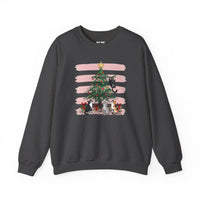 Load image into Gallery viewer, Christmas Cats &amp; Christmas Tree Sweatshirt – Funny Cat Lover Gift