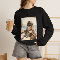 Load image into Gallery viewer, Captain Cat – Funny Sailing Cat Sweatshirt