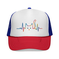 Load image into Gallery viewer, Cat Heartbeat, Trucker Cap