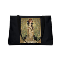 Load image into Gallery viewer, Cat Lady Tarot Card, Weekender Tote Bag