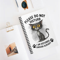 Load image into Gallery viewer, Please Do Not Disturb - Spiral Notebook
