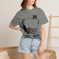 Load image into Gallery viewer, Don't Worry I'm From Tech Support Funny Cat T-Shirt