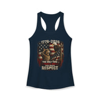 Load image into Gallery viewer, Cat Saluting Eagle - America 250  Racerback Tank