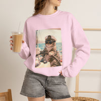 Load image into Gallery viewer, Captain Cat – Funny Sailing Cat Sweatshirt