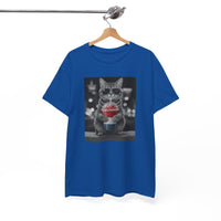 Load image into Gallery viewer, Cat Drinking Patriotic Slushie
