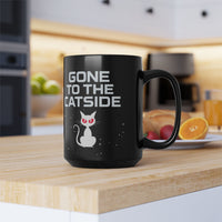 Load image into Gallery viewer, Gone To The Catside - Black 11oz and 15oz Mug