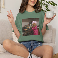 Load image into Gallery viewer, Orange Cat Cooking Breakfast