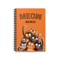 Load image into Gallery viewer, Meow Memos - Spiral Notebook
