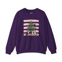 Load image into Gallery viewer, Christmas Cats &amp; Christmas Tree Sweatshirt – Funny Cat Lover Gift