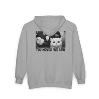 Load image into Gallery viewer, You Moved. We Saw, Full-Zip Hoodie