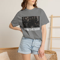 Load image into Gallery viewer, Open The Door – Black Cat Gang T-Shirt