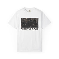 Load image into Gallery viewer, Open The Door – Black Cat Gang T-Shirt