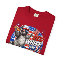 Load image into Gallery viewer, Red, White &amp; Feral Raccoon 4th July
