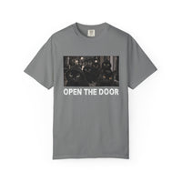 Load image into Gallery viewer, Open The Door – Black Cat Gang T-Shirt