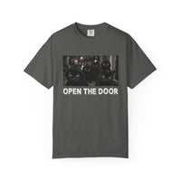 Load image into Gallery viewer, Open The Door – Black Cat Gang T-Shirt