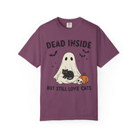 Load image into Gallery viewer, Dead Inside But Still Love Cats Halloween Cat T-Shirt