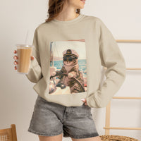 Load image into Gallery viewer, Captain Cat – Funny Sailing Cat Sweatshirt