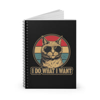 Load image into Gallery viewer, I Do What I Want - Spiral Notebook
